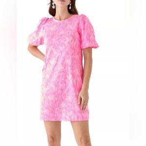 NWOT Lilly Pulitzer Sz XL Mercer Dress in Rousseau Pink Tulip to Tango